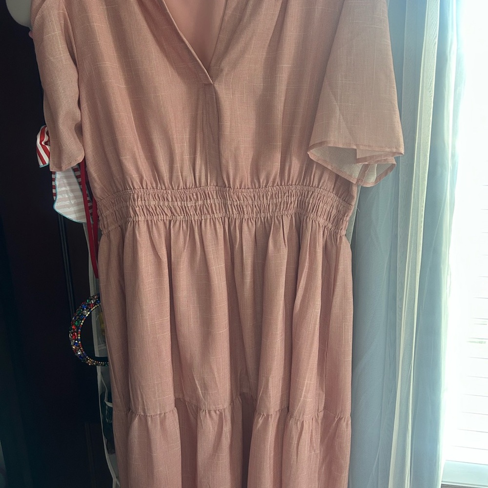 Baltic Born Dusty Pink Midi Dress